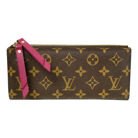 Louis Vuitton Monogram Canvas Fuchsia Adele Wallet 